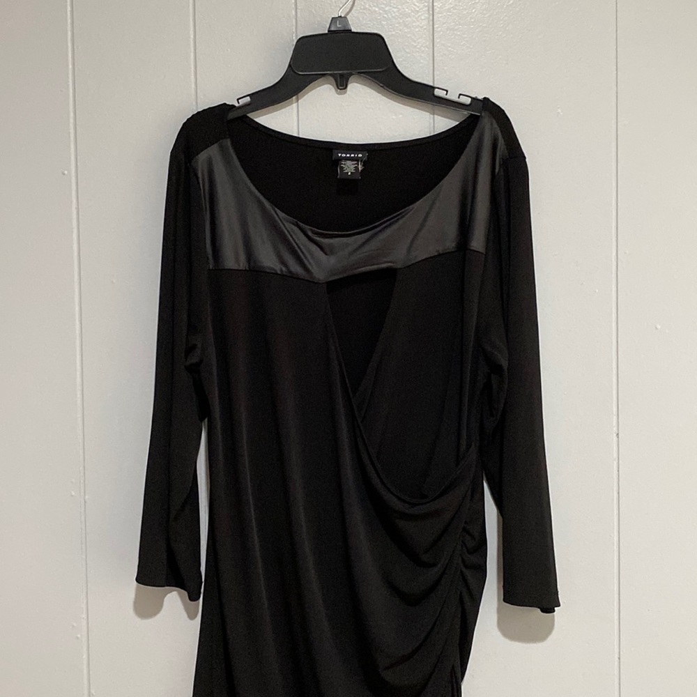 Torrid  black  blouse 2xlarge